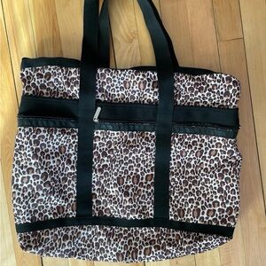LeSportSac big tote leopard